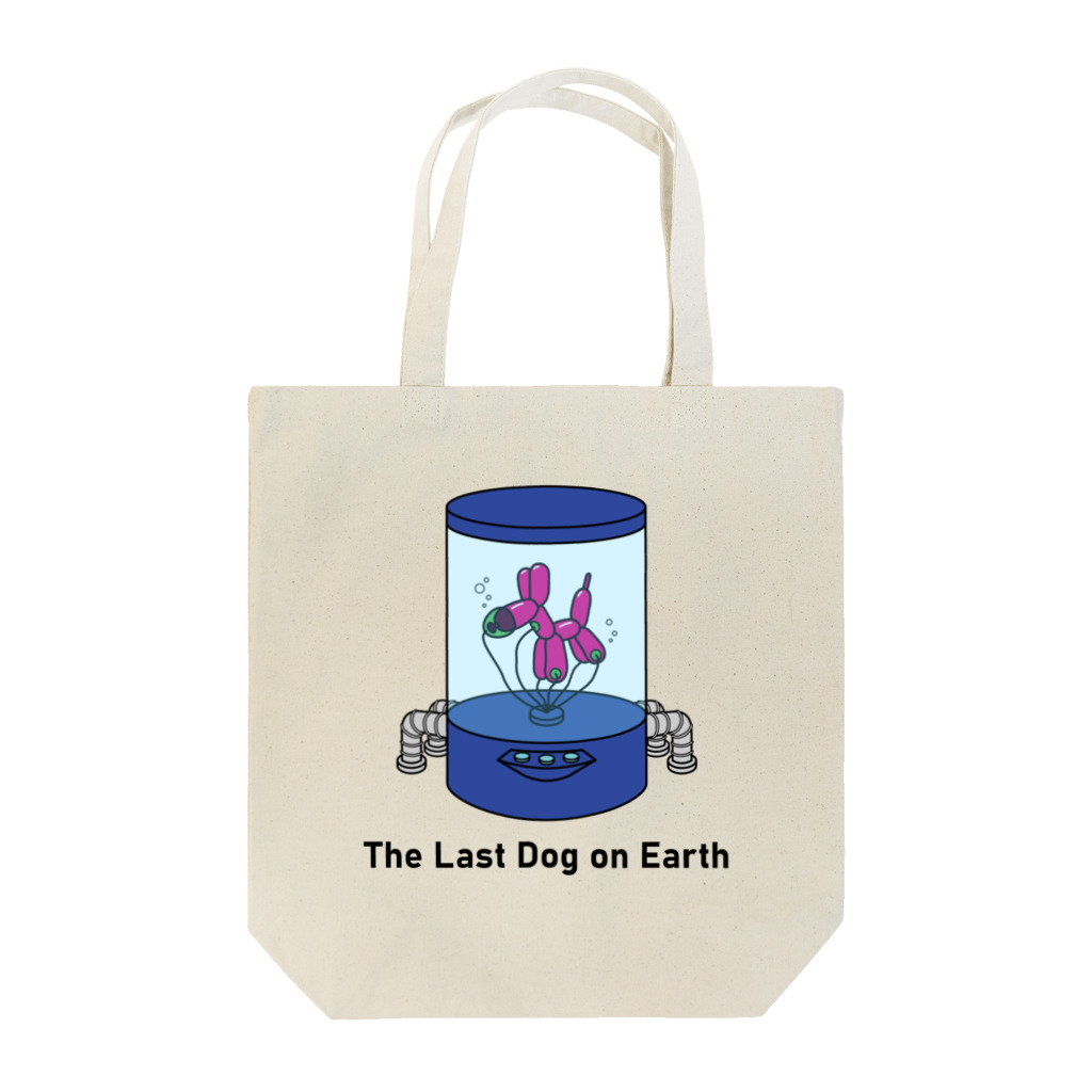 PENGUIN PEARL PRESENTSのThe Last Dog on Earth  Tote Bag