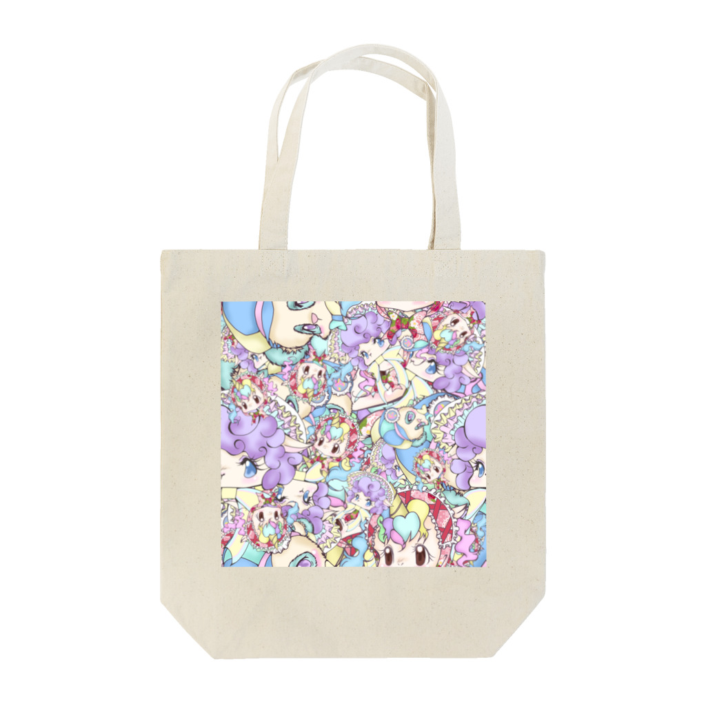 HAPPY RAINBOWのRAINBOW TOWN FRIENDS Tote Bag