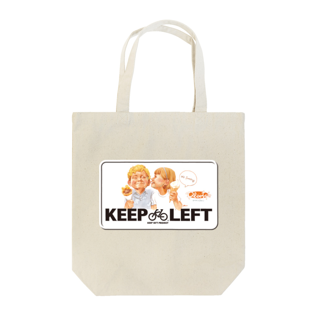KEEP LEFT PROJECTのKEEP LEFT plenty's Tote Bag