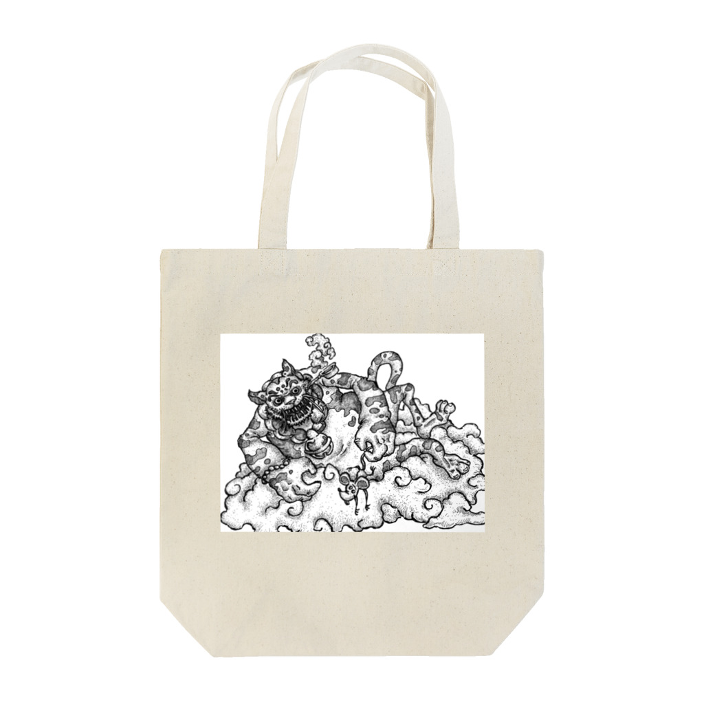 懲役晩年の万年床の猫も杓子も Tote Bag