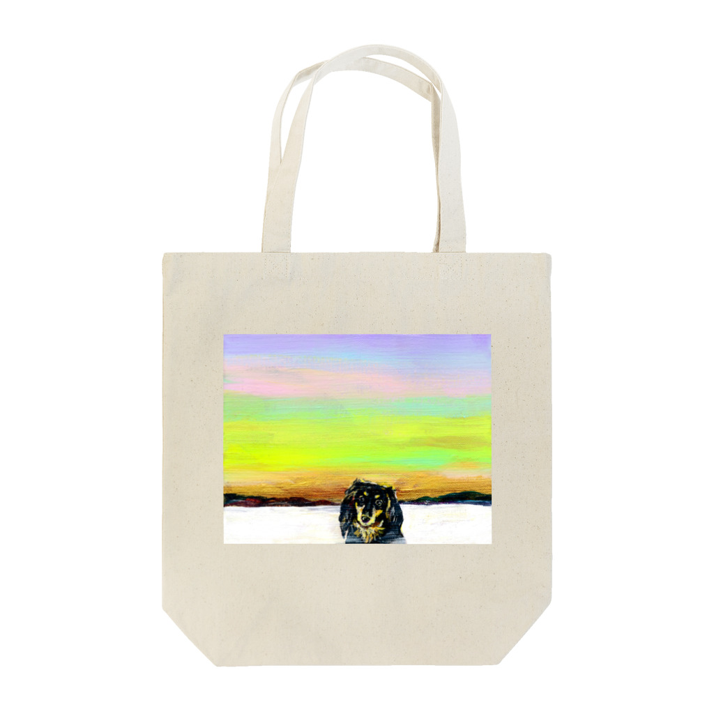 長友心平の黒ダックス Tote Bag