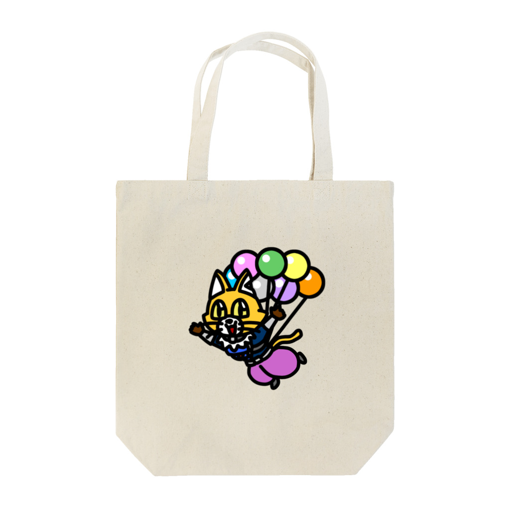 キャットＣのこうじょうけんがくのそらをとぶキャットC Tote Bag