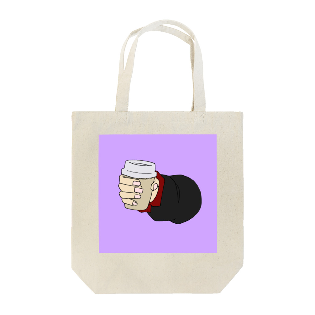 atelier_jhonのコーヒーカップを持つ手 Tote Bag