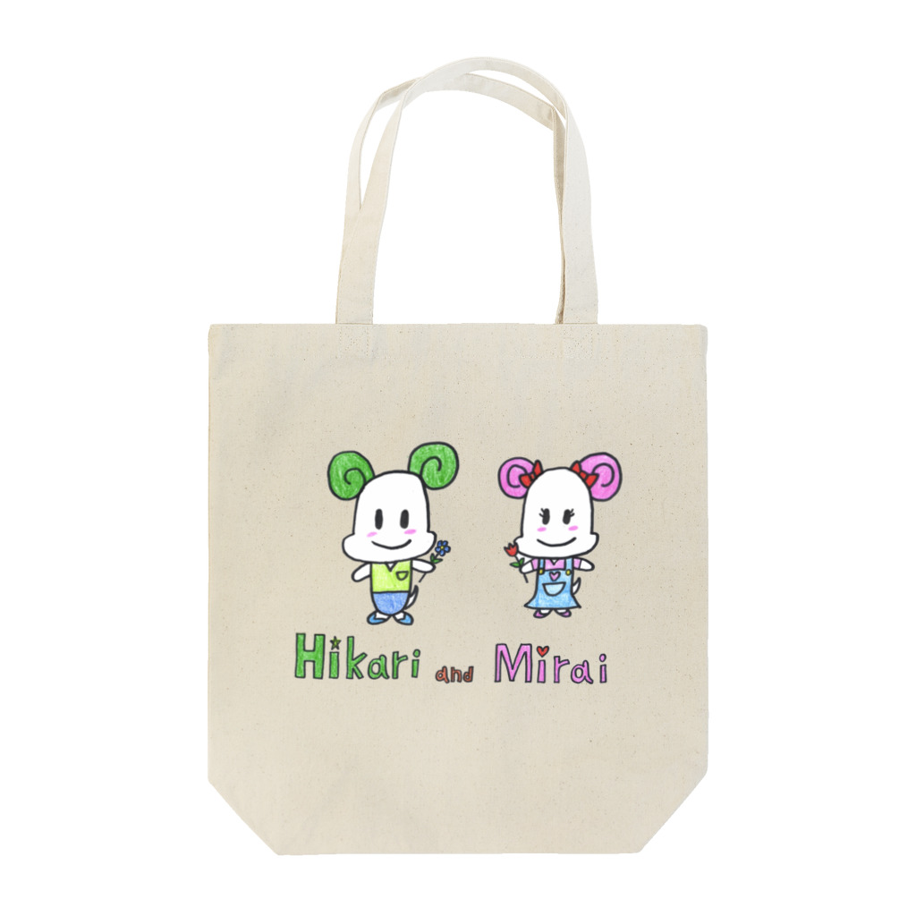 okapi3のHikari and Mirai トートバッグ