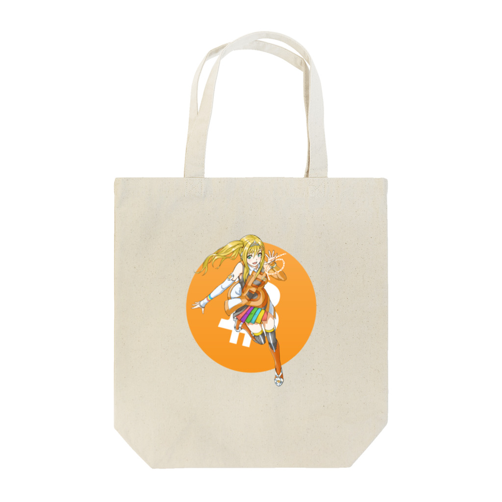 クリプトカレンシーガールズのビットコインちゃん Tote Bag