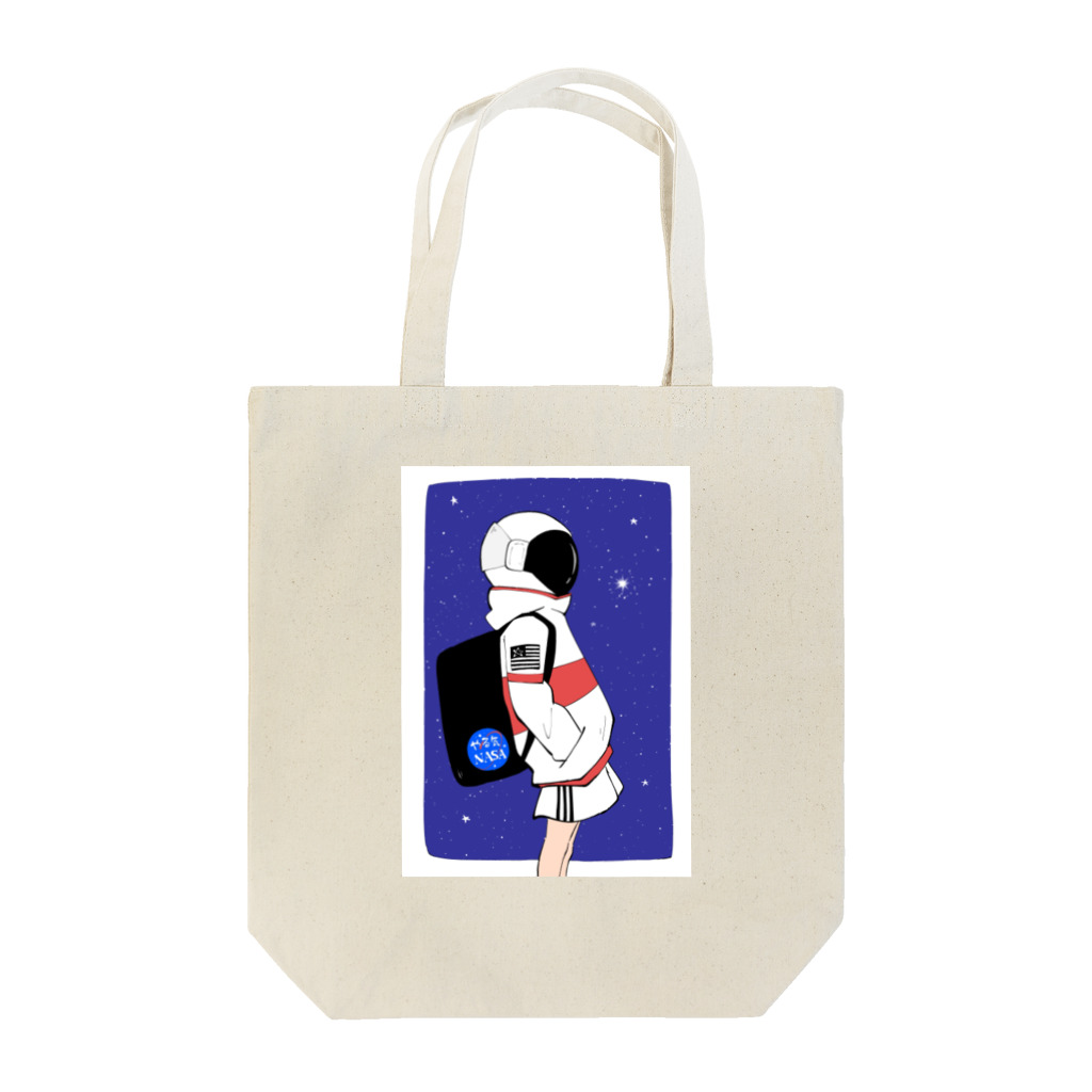 夜逃げ屋さんのアストロガール Tote Bag