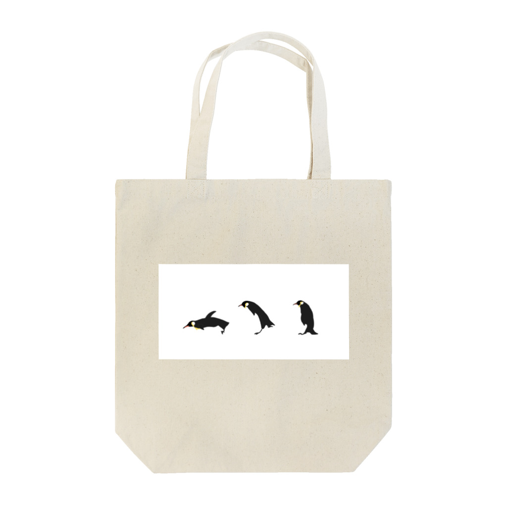 hottikisuのすってんころりんペンギン Tote Bag