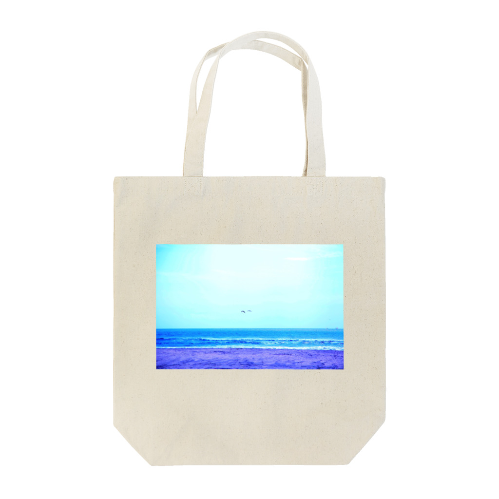 kaori satouの海と鳥さん Tote Bag