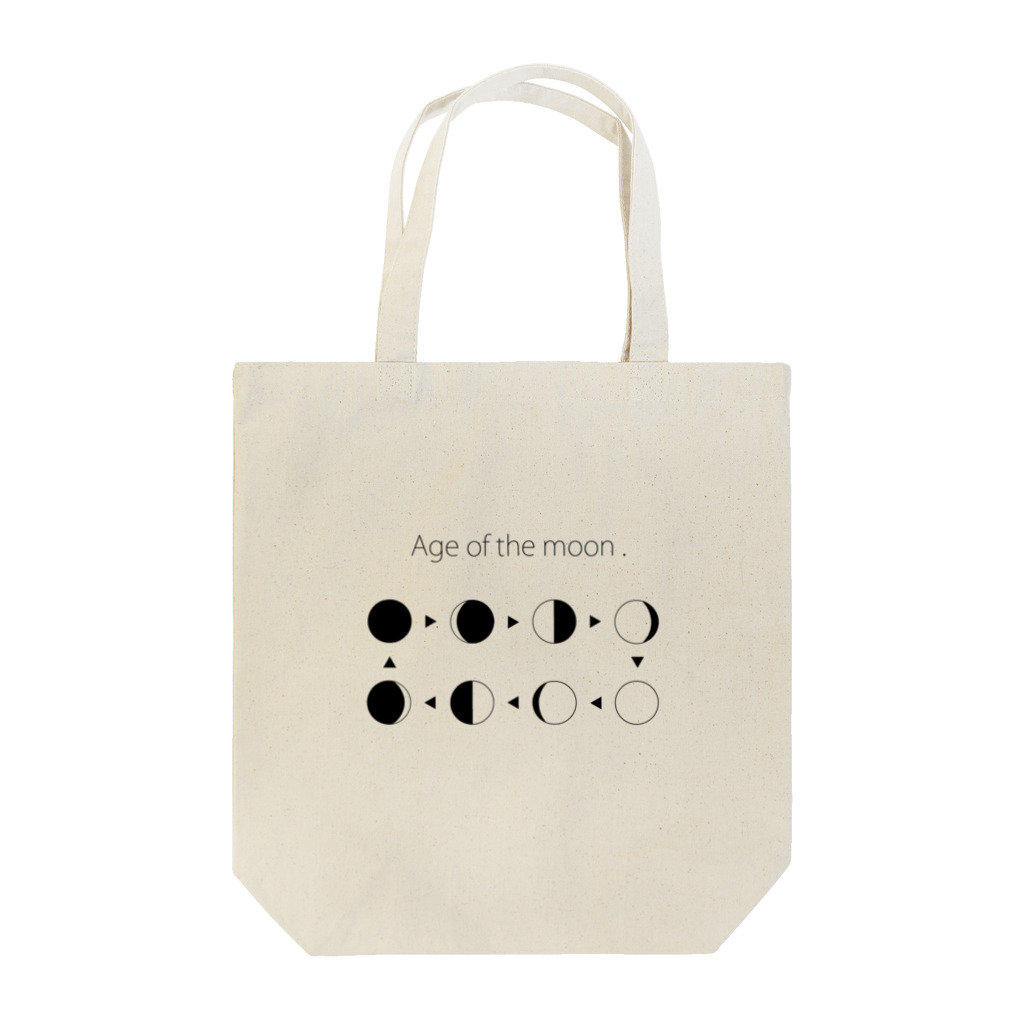 Melon Mellow MelodyのAge of the moon. 月の満ち欠け Tote Bag