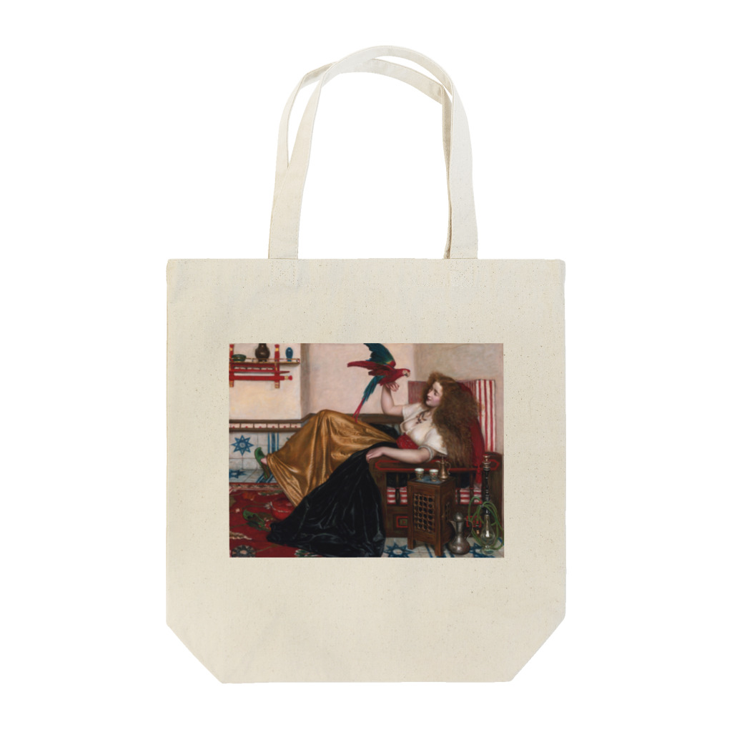 世界の絵画アートグッズのヴァレンタイン・キャメロン・プリンセプ 《オウムの伝説》 トートバッグ