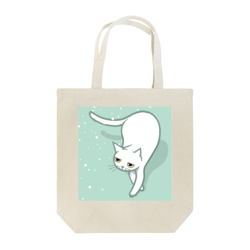 Yoshisyanの色気のある凛とした白猫 Tote Bag