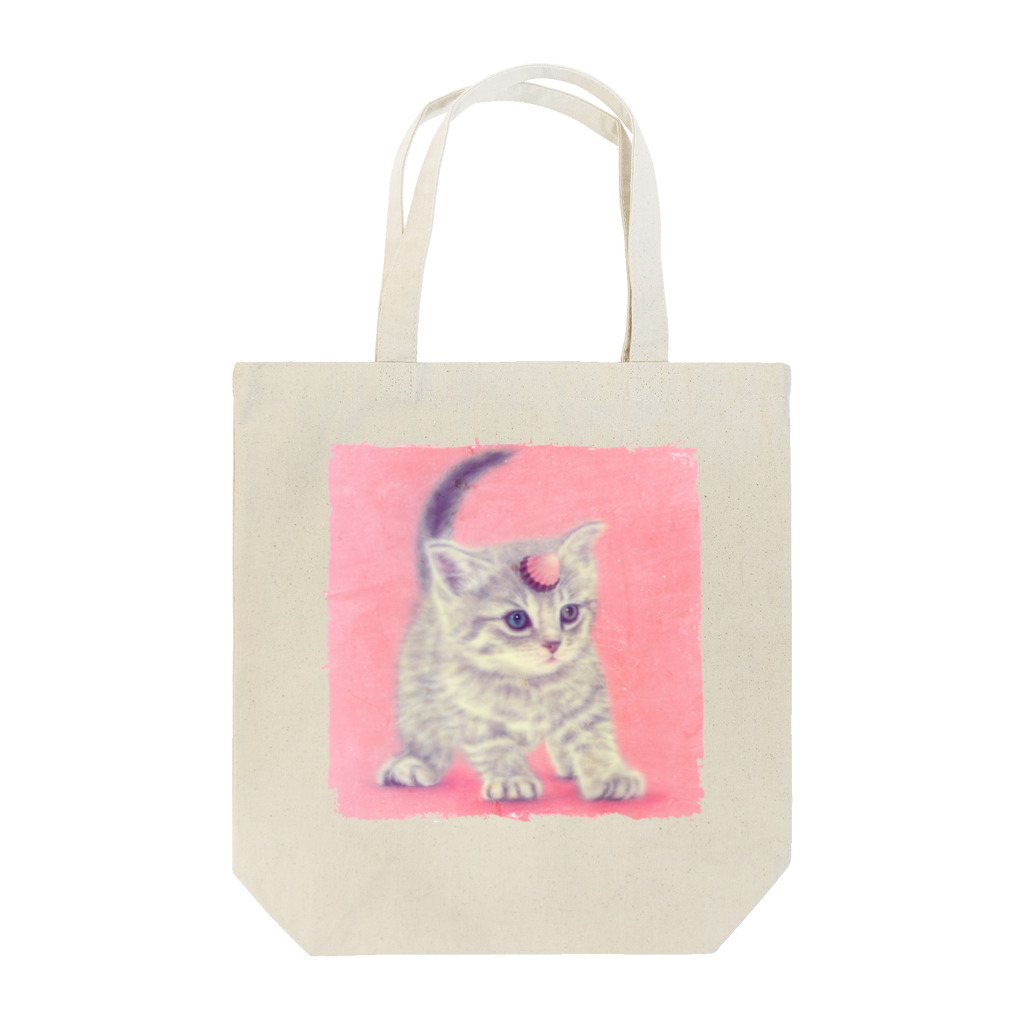萌獣ファクトリー「純屋」の萌獣 猫 ユニャコーン／ゆにゃんこ：アポロ トートバッグ