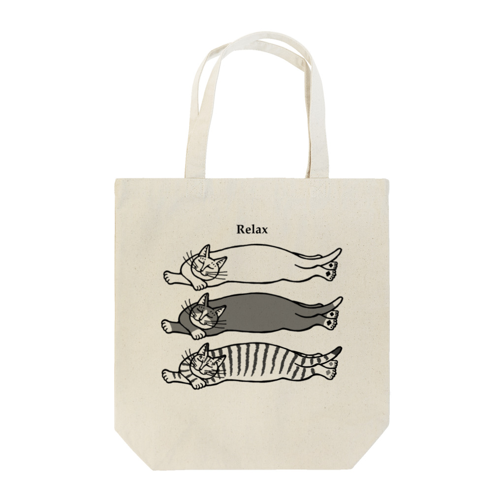 mikepunchの猫が三匹ごろ寝 Tote Bag