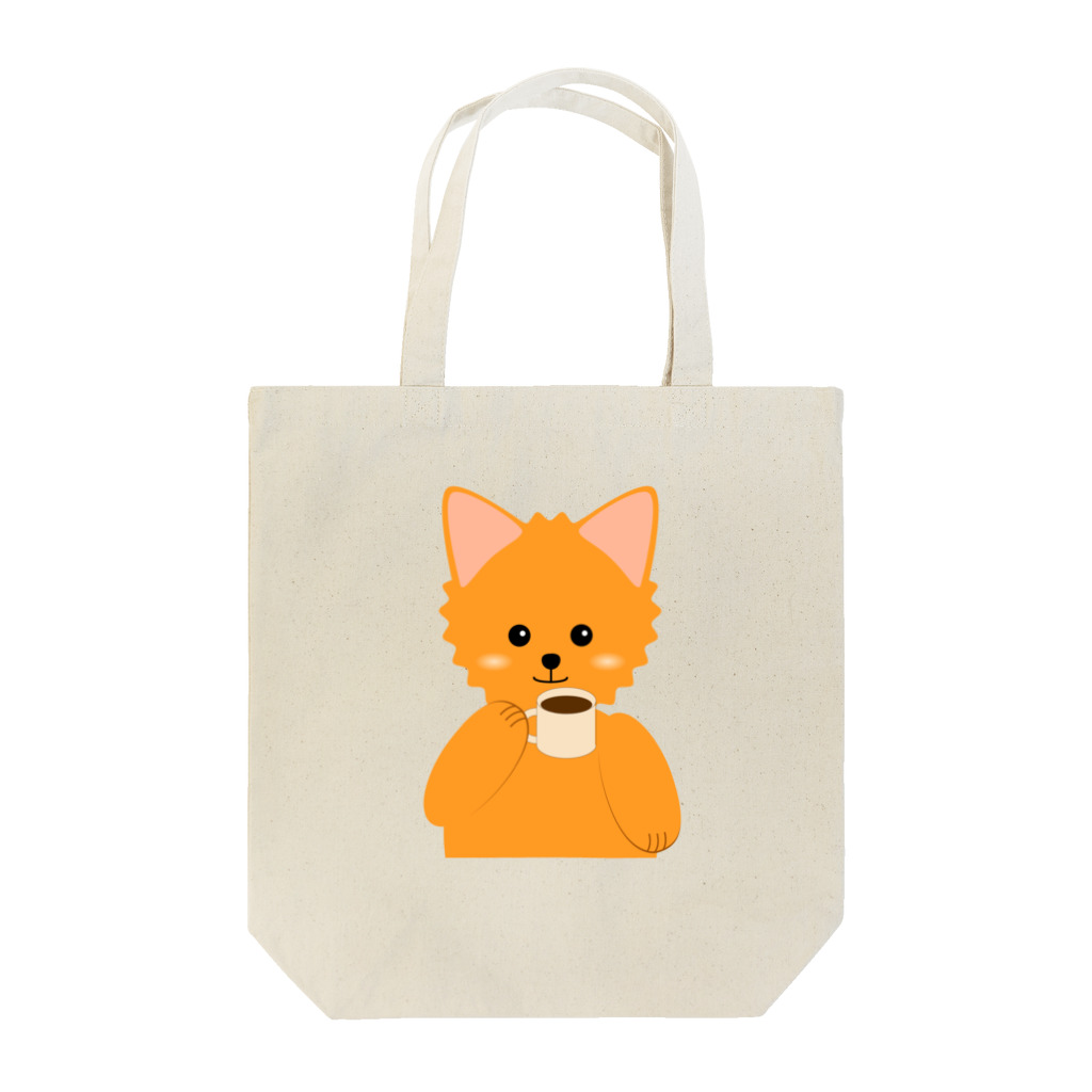 ポメラニアンのポメリンのポメラニアンのポメリン-コーヒーブレイク- Tote Bag