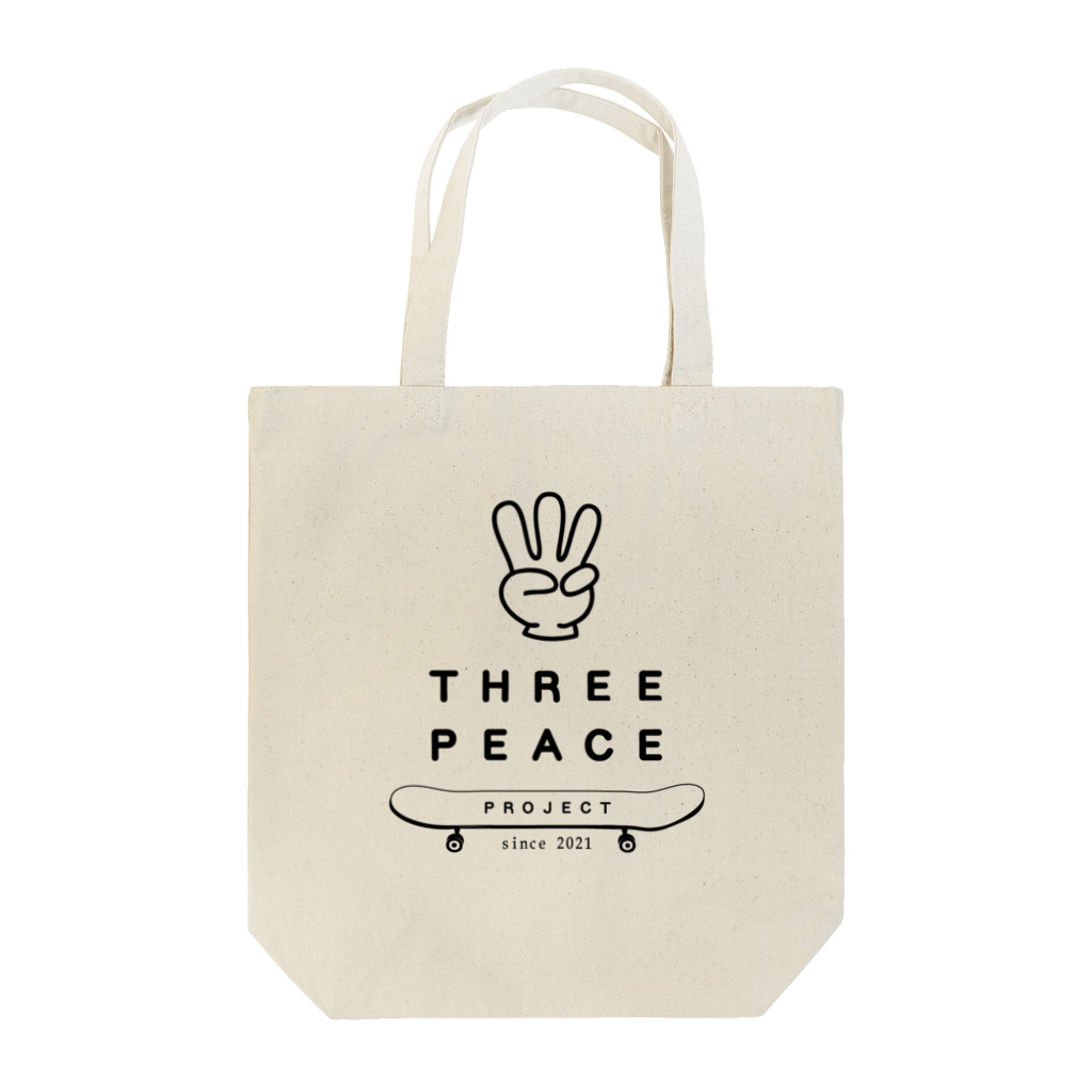 Three Peace Project グッズのThree  Peace  Project トートバッグ