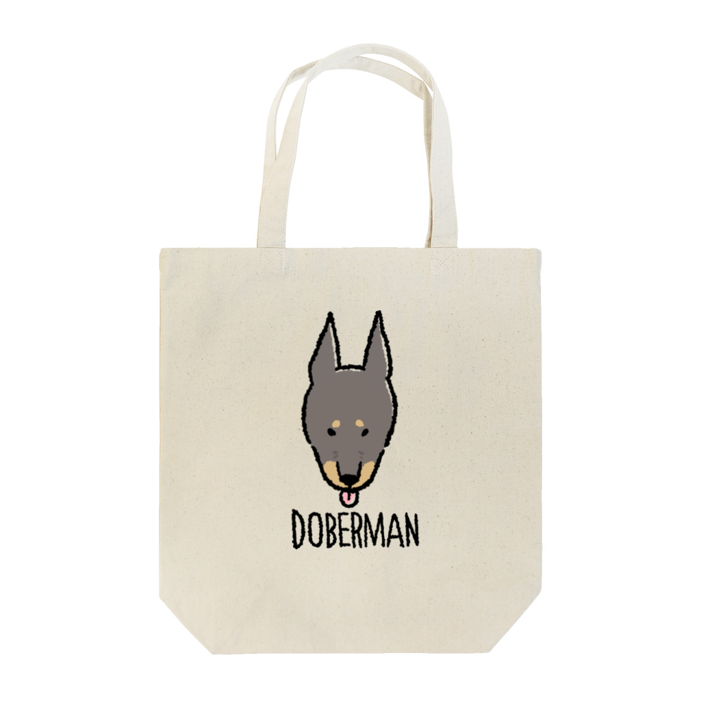 995(ｷｭｳｷｭｳｺﾞ)のDOBERMAN Tote Bag