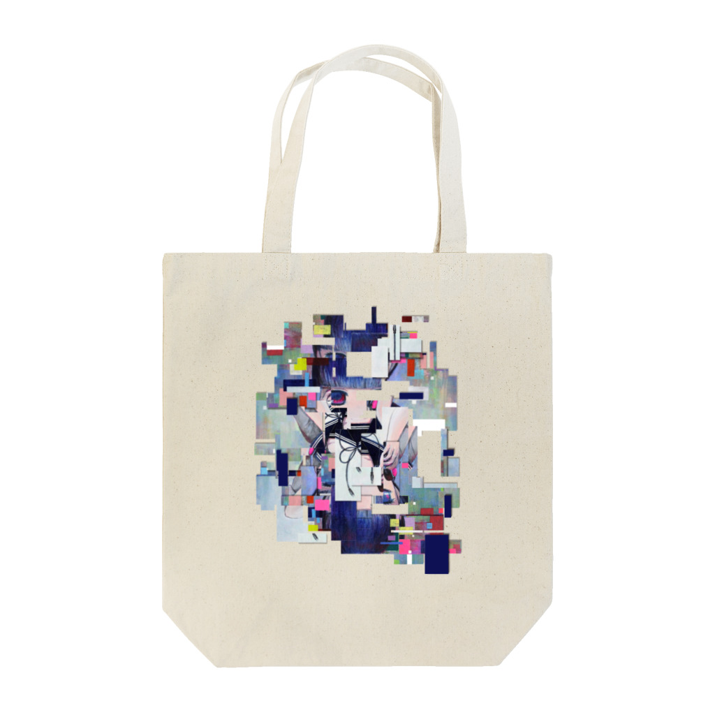 サワダモコ Moco SawadaのI/O コラージュ Tote Bag