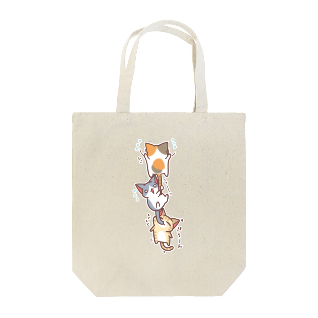 ねこぽん本舗のねこぷらーん Tote Bag