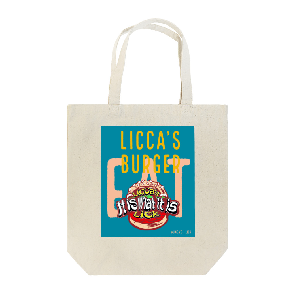 Licca's Lickのリッカーズバーガーeat トートバッグ