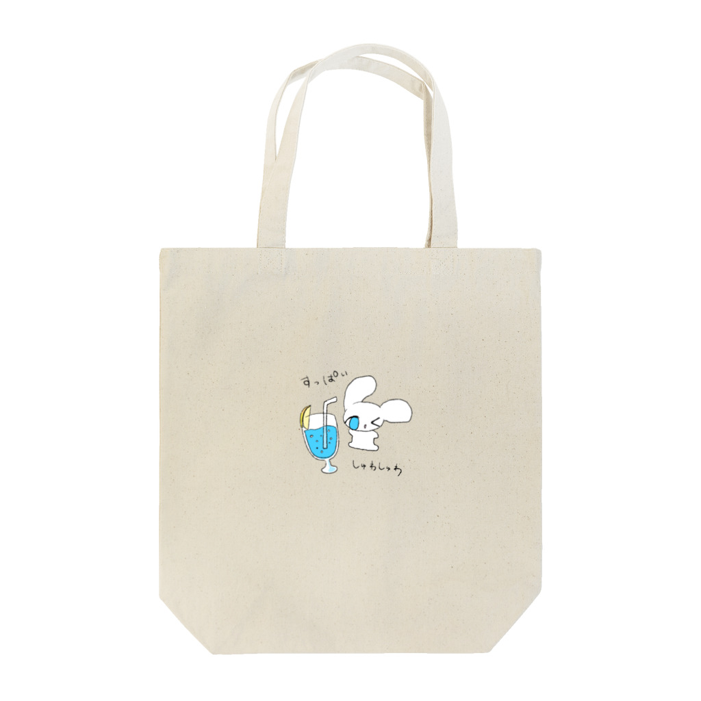 猫と睡眠薬のブルーレモネード Tote Bag