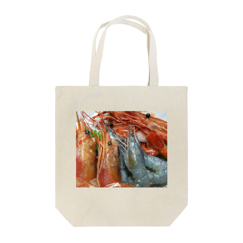 ハッピーメイトのLove 海老 Tote Bag