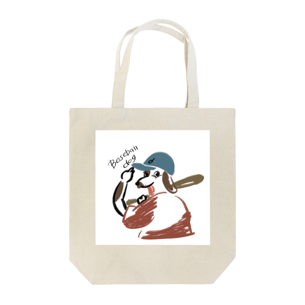 デミの野球少年DOG Tote Bag