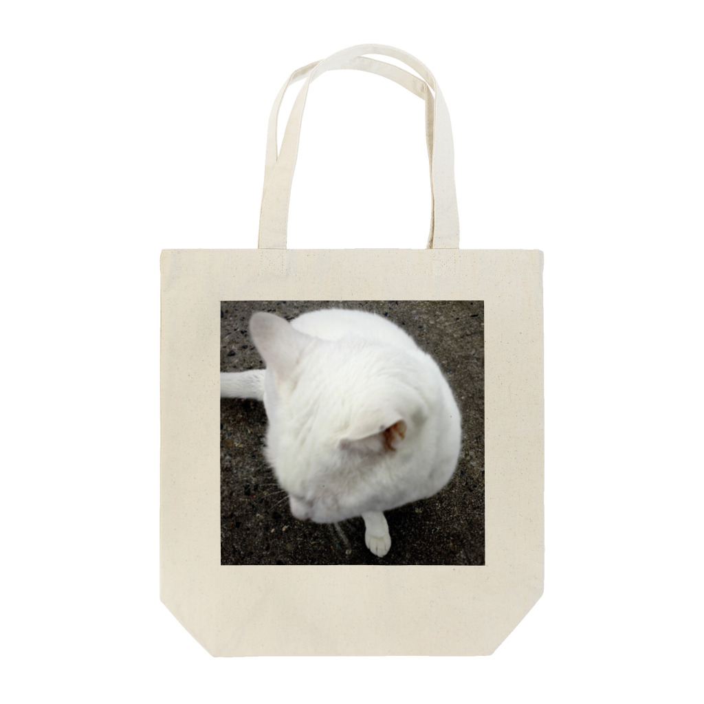 RECORD-hellの白いネコ Tote Bag