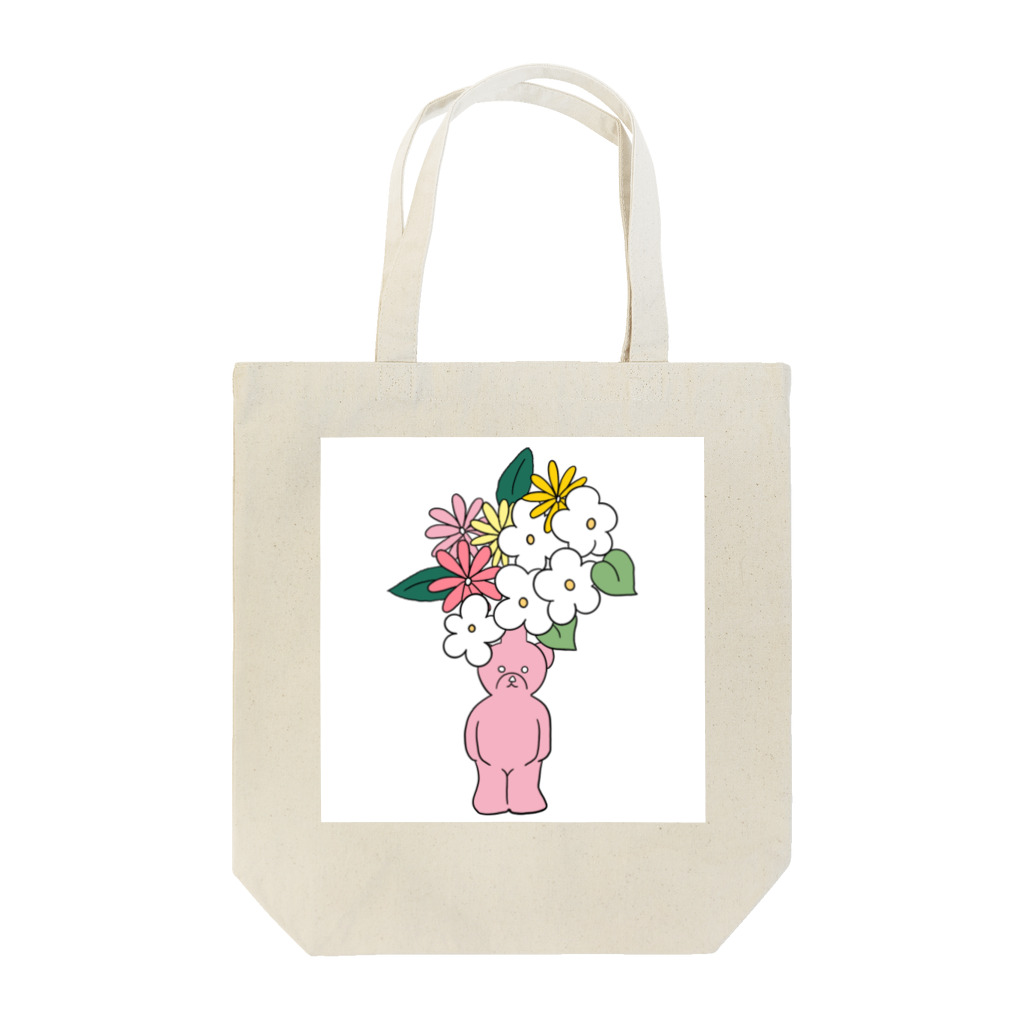 sakurashopのクマの花瓶 Tote Bag