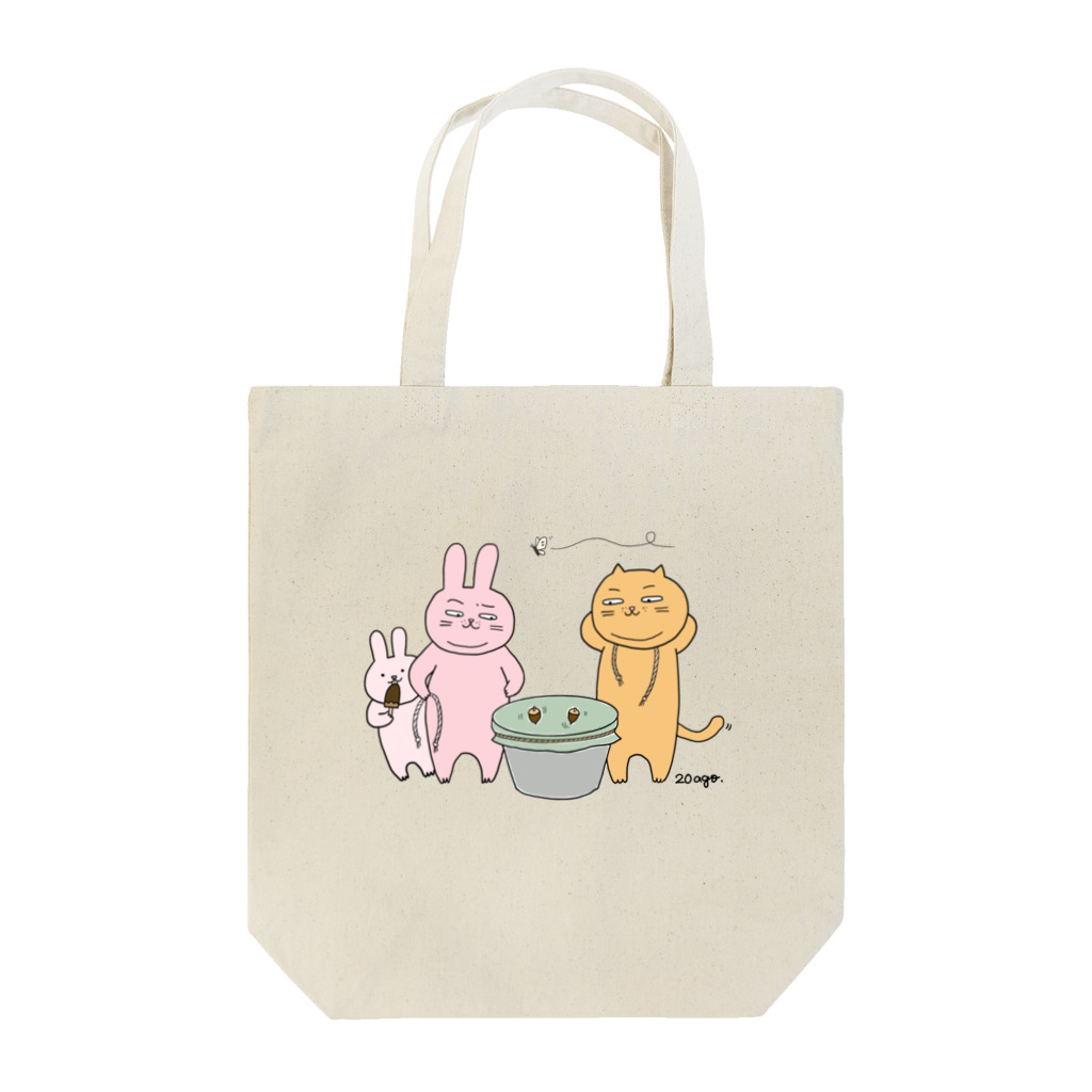 風の時代のベーゴマ楽しいねUSA &NEKO Tote Bag