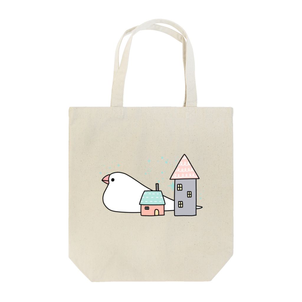 ・buncho days・ 文鳥デイズのStay home 文鳥 Tote Bag
