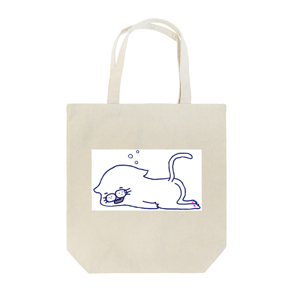 TAMAPEのしらたまねこおねむー Tote Bag