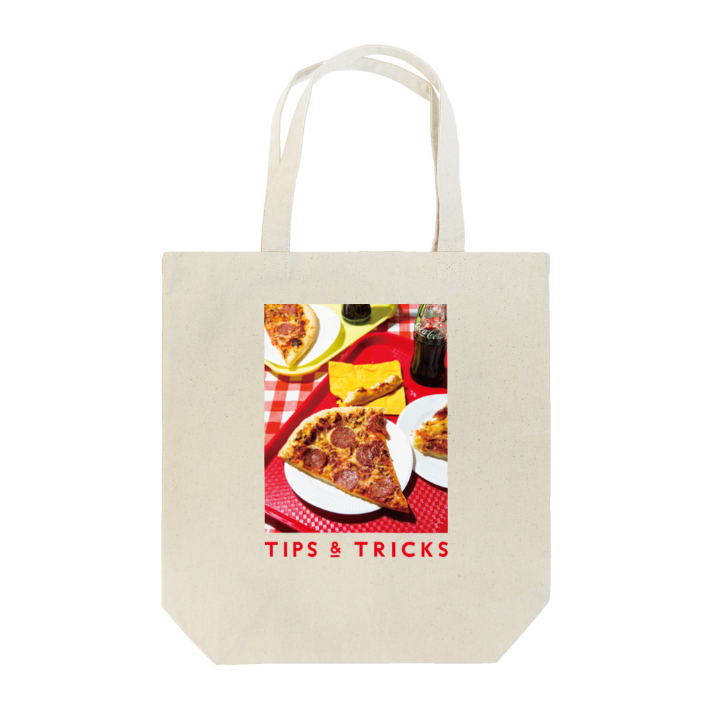 TIPS & TRICKSのペパロニピザ トートバッグ