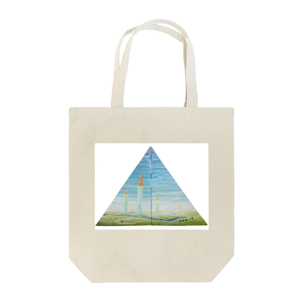 引田玲雄 / Reo Hikitaの街は消えない火を心に灯す Tote Bag