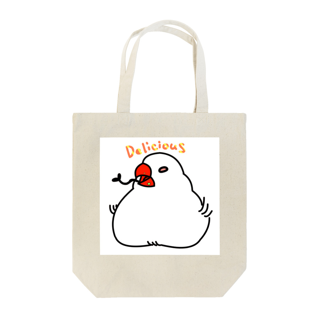 07（rena）のことりショップのデリシャス文鳥 Tote Bag