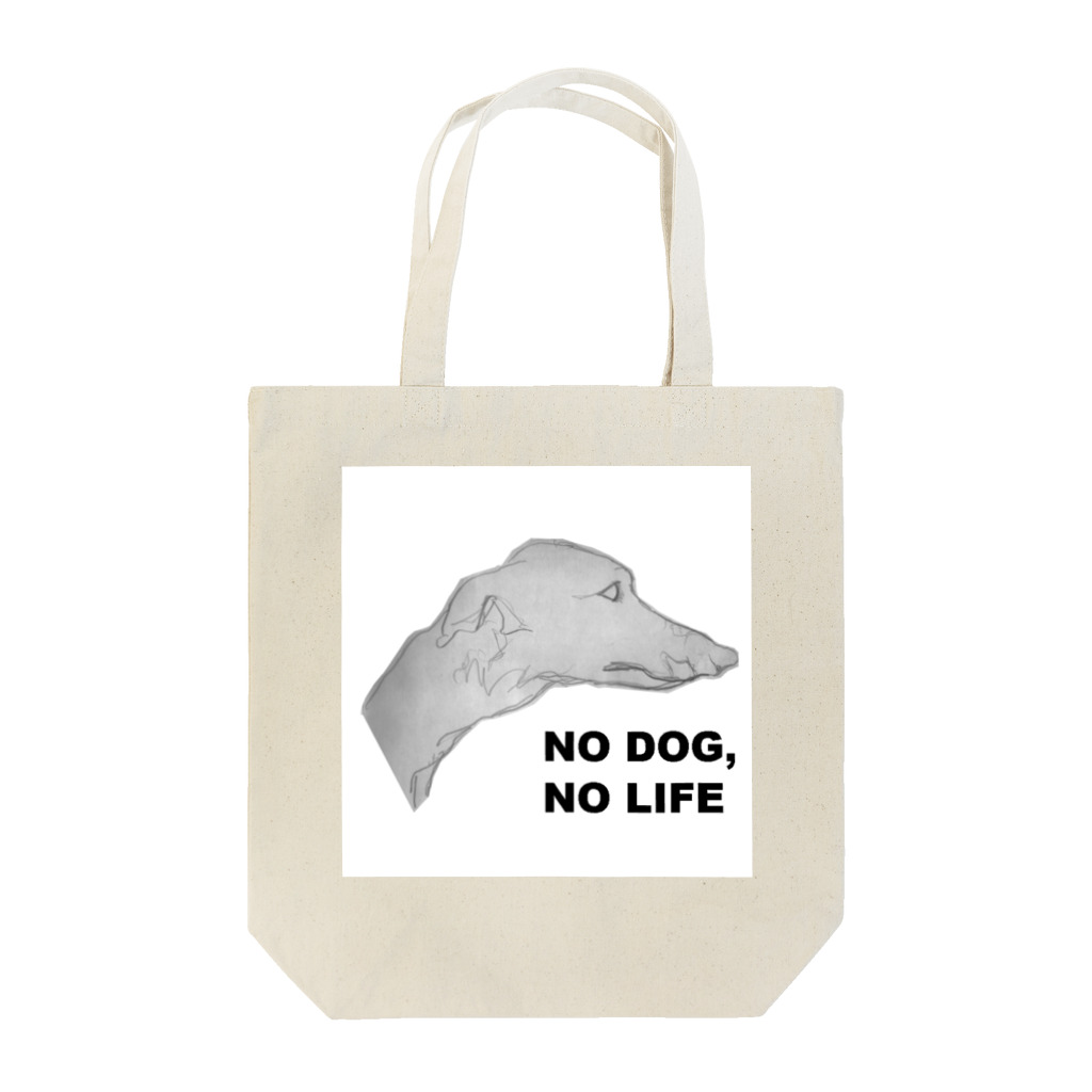 村上周(ムラカミシュウ）のNO DOG,NO LIFE Tote Bag