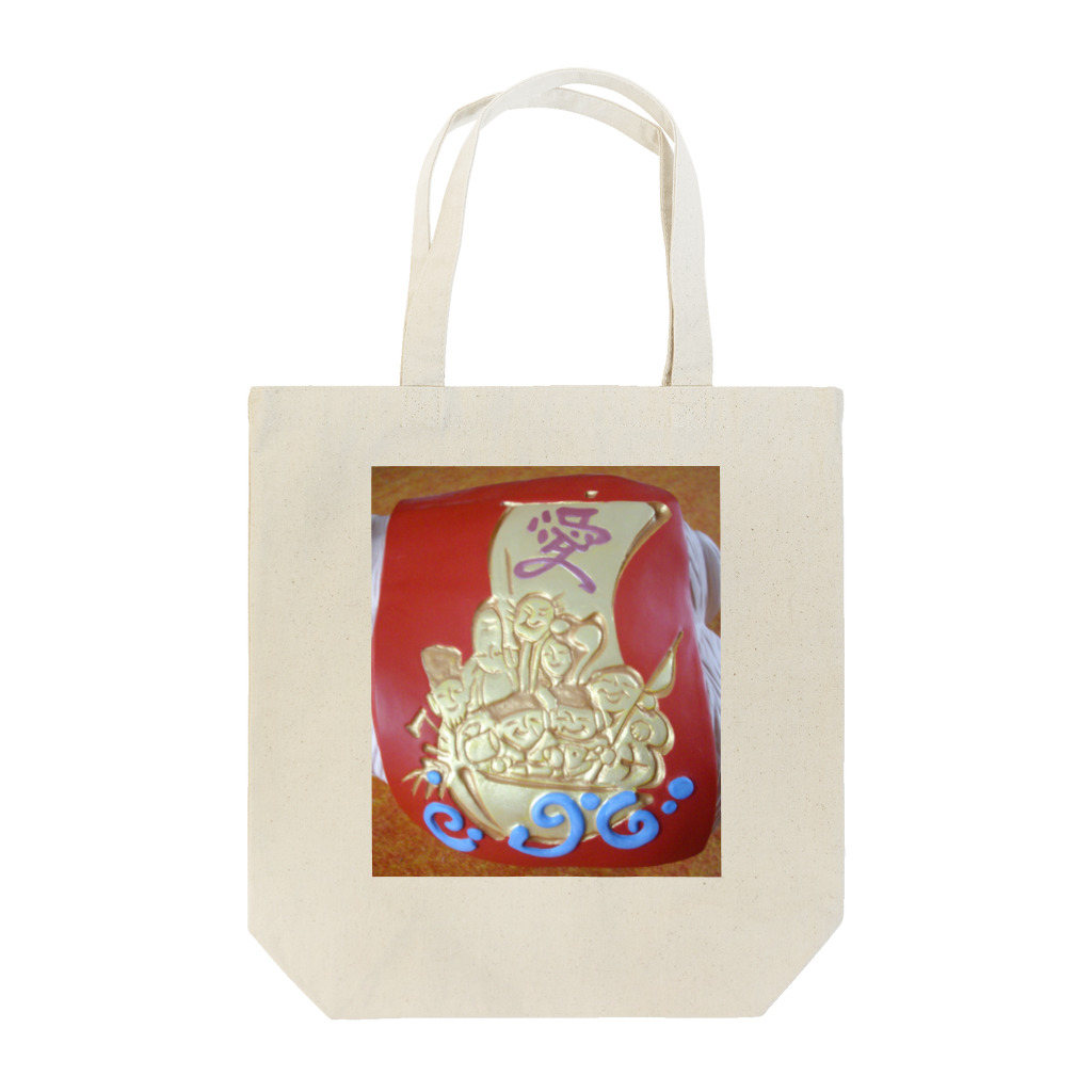 八女好き高さんの七福神『宝船』 Tote Bag