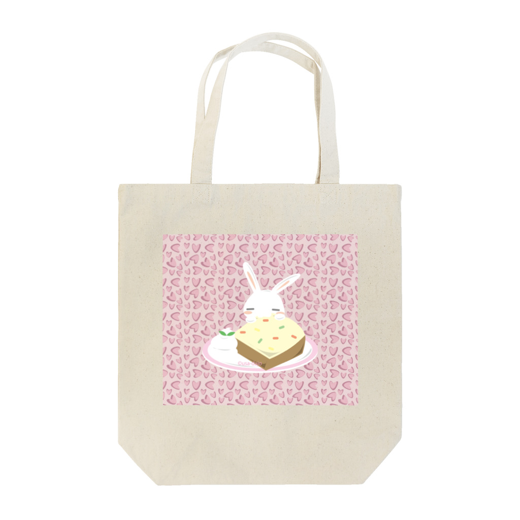 うさだじょ@愛菜の【うさだじょ】ヒョウ柄 Tote Bag