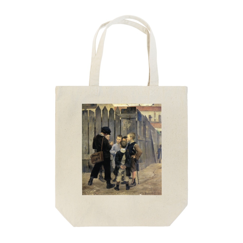 世界の絵画アートグッズのマリ・バシュキルツェフ《ミーティング》 Tote Bag