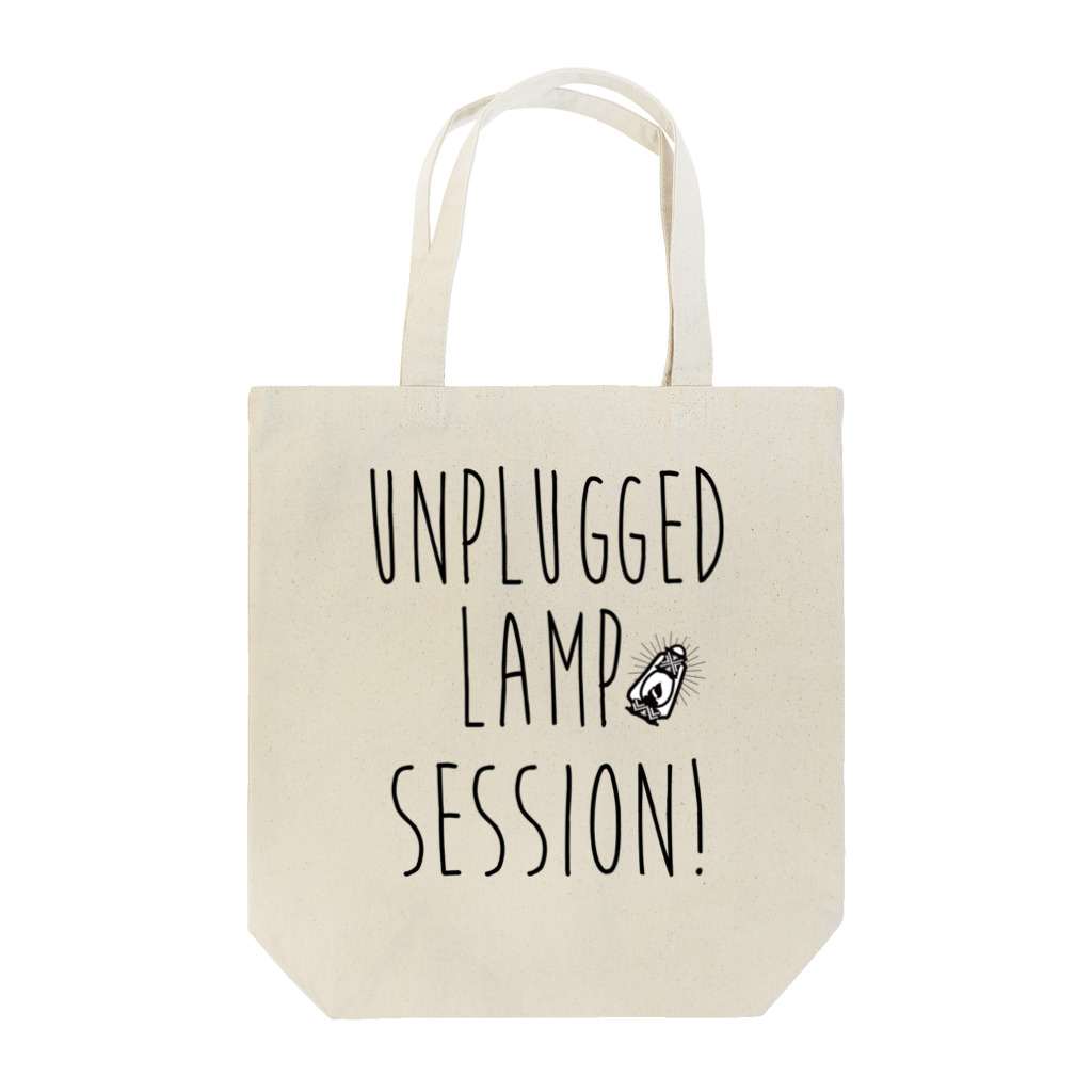 Unplugged Lamp SessionのUnplugged Lamp Session type logo Tote Bag