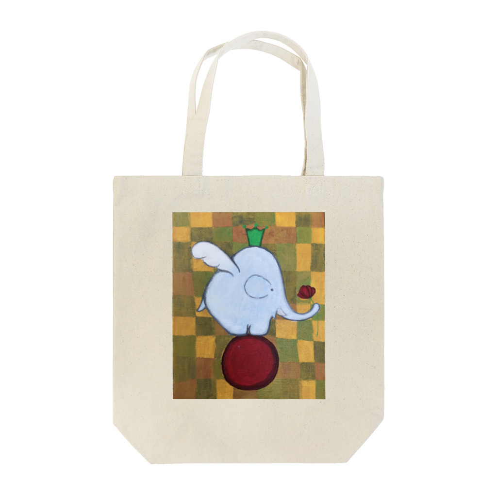 ナカムラデザインのゾウサン Tote Bag