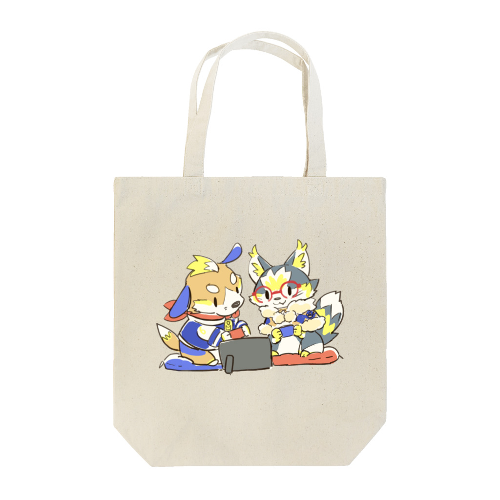 まーくん🐕ちーやん🐈のゲーム中のまーちー Tote Bag