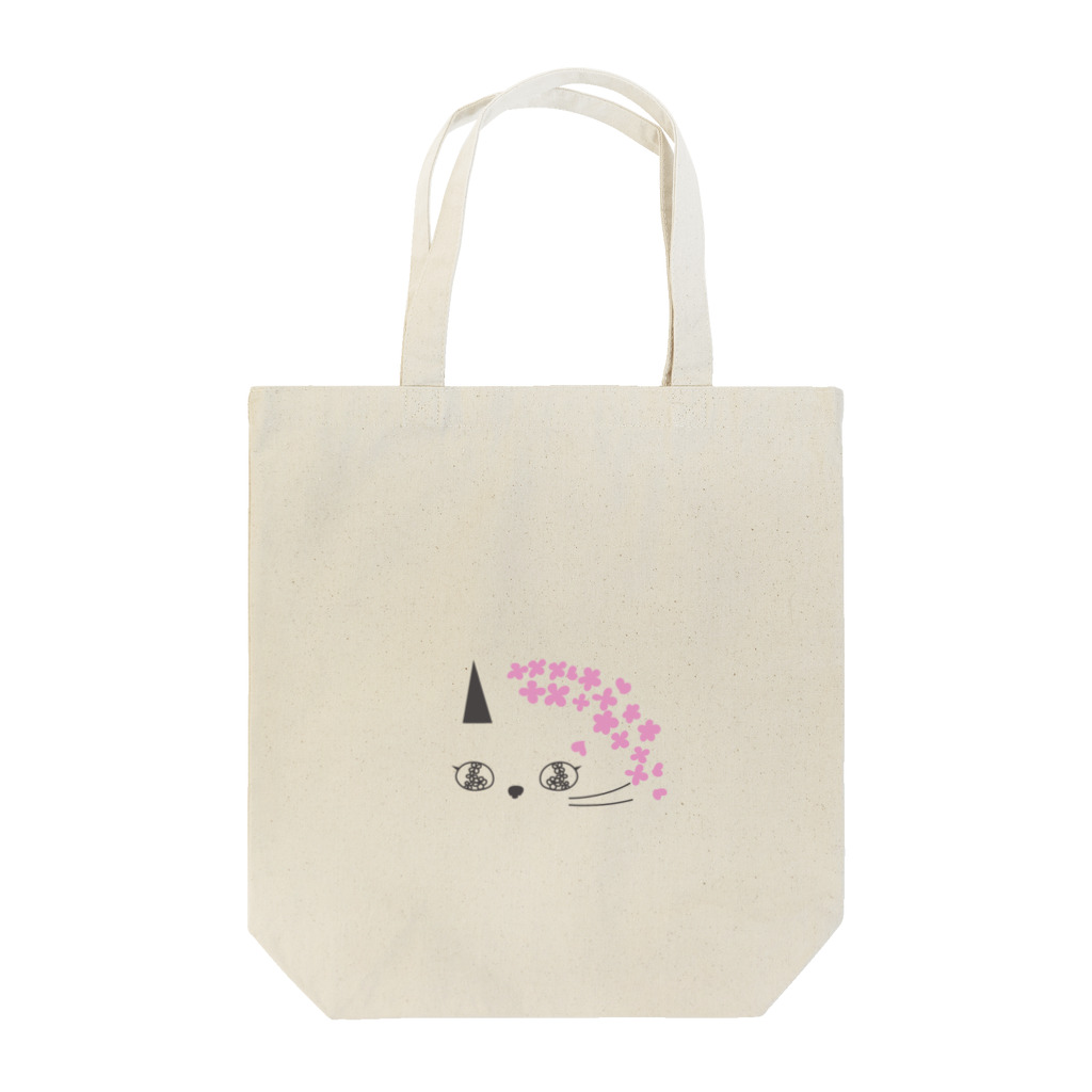 etsuco*spaceのミャクソンと花びら Tote Bag