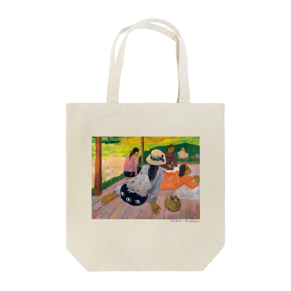 SONOTENI-ARTの026-002　ゴーギャン　『シエスタ』　トートバッグ Tote Bag