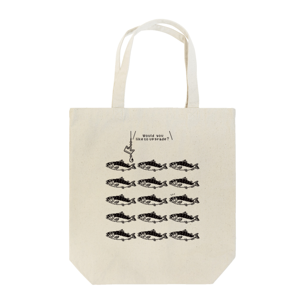 イラスト MONYAAT のサーモンサモタンの群れ A Tote Bag