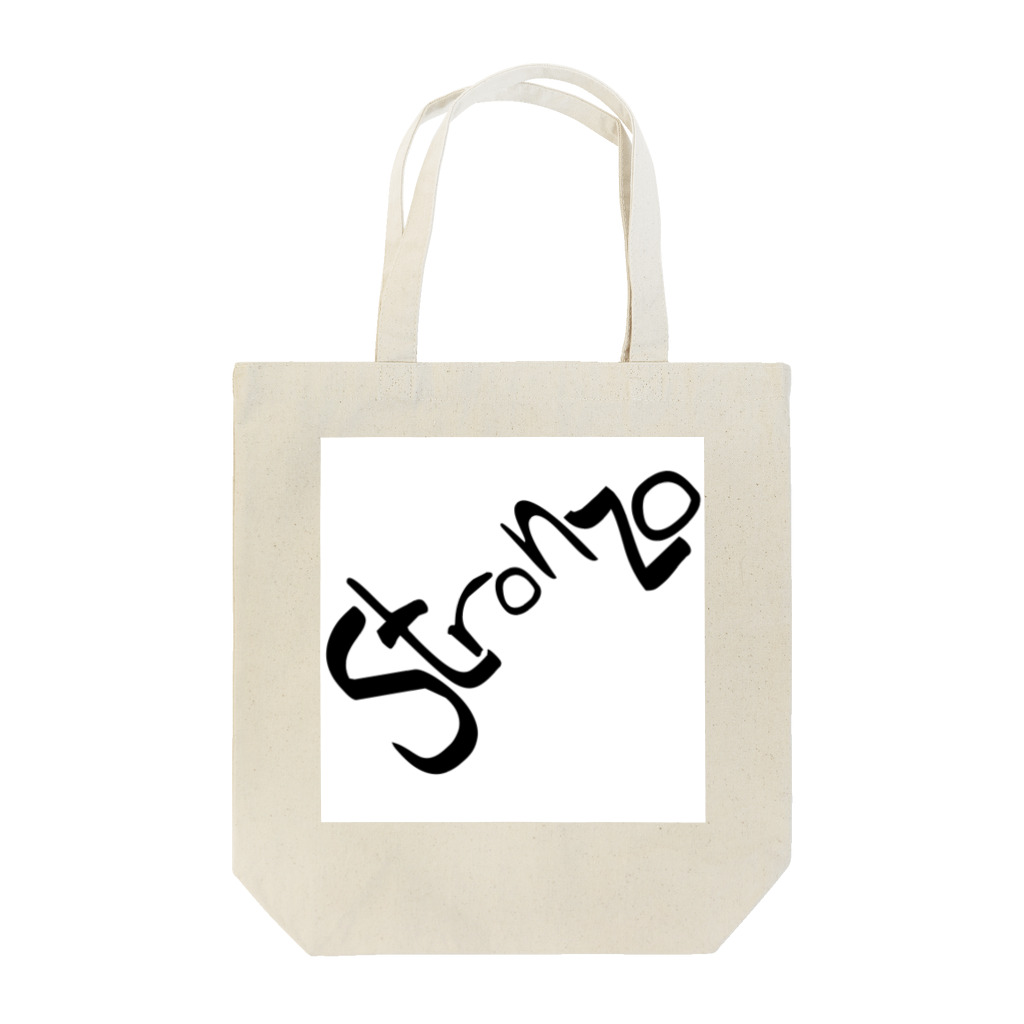 Stronzo(ストロンツォ)のStrozoロゴ Tote Bag