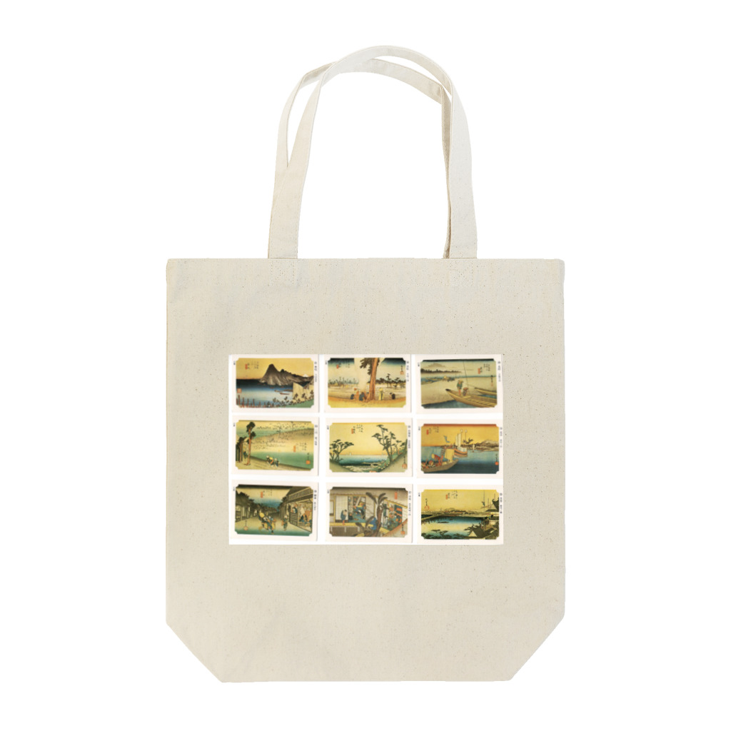 安永峰夫の広重-4 Tote Bag