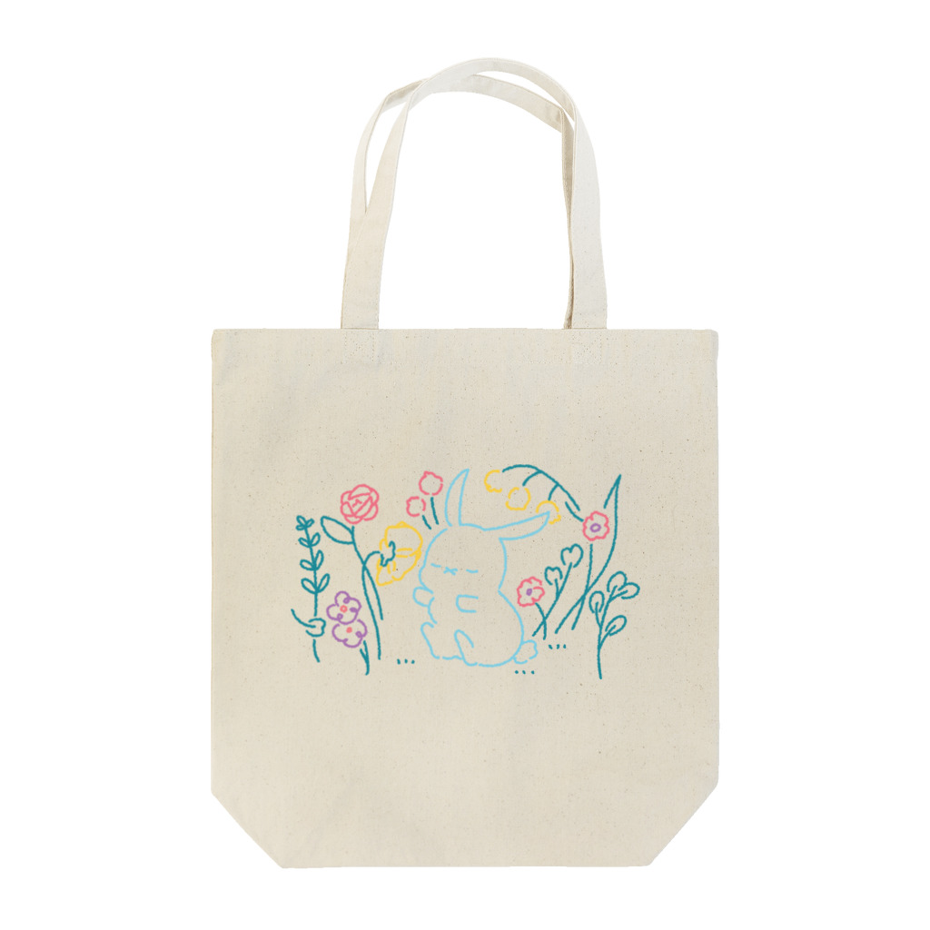 小谷のusagitohana Tote Bag