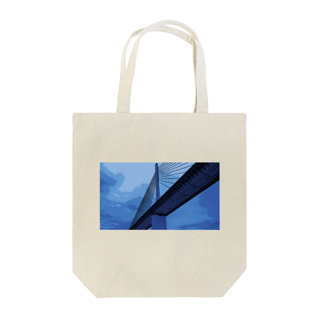 Fahrenheitの Bridge blue Tote Bag