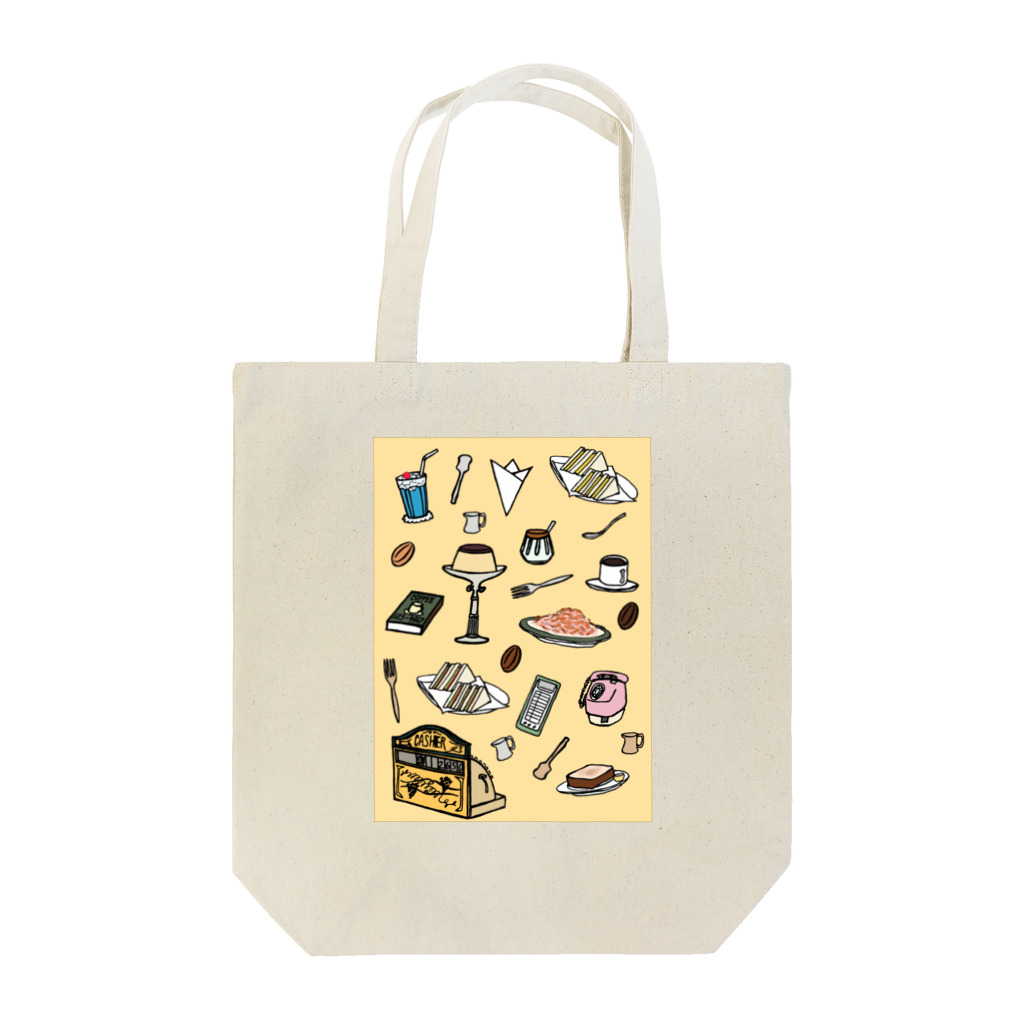 気ままに創作　よろず堂の純喫茶　いろどり　背景つき Tote Bag