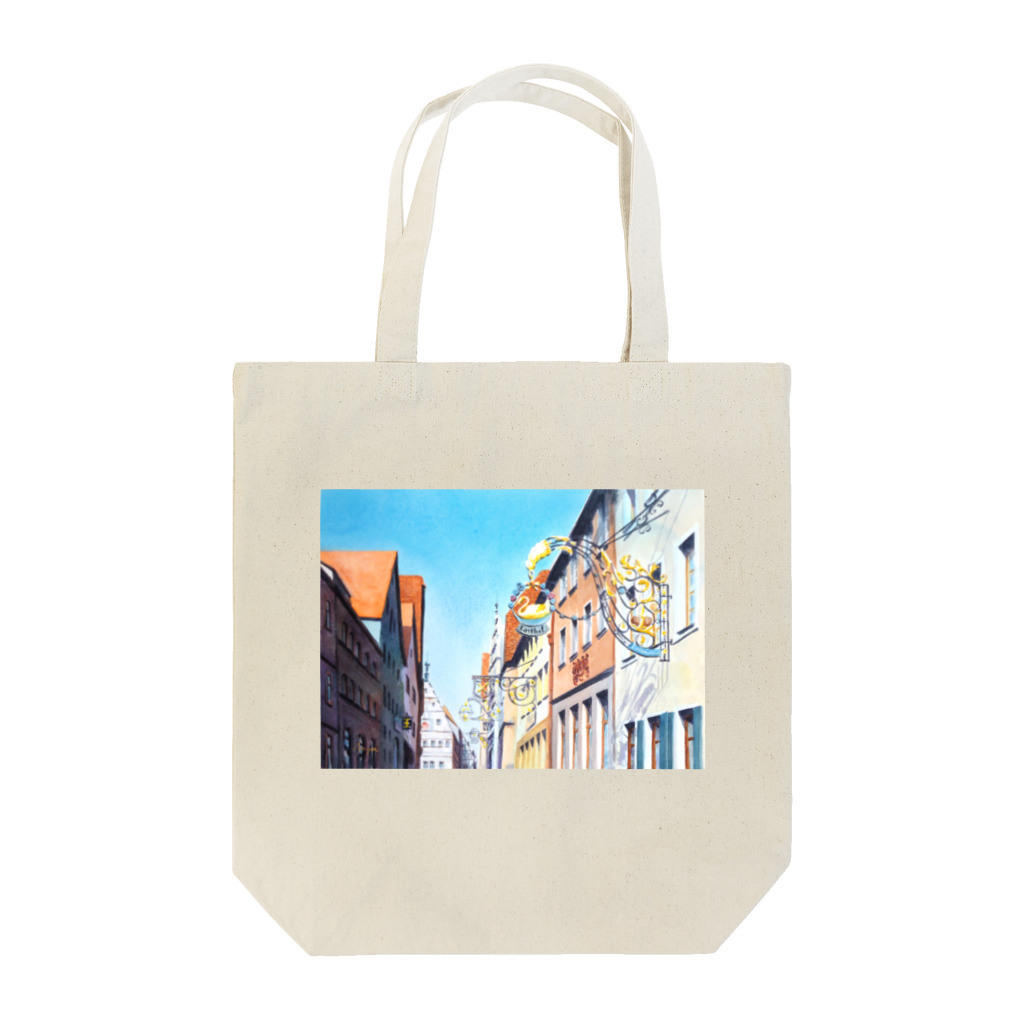 March-Hare-Galleryのローテンブルク（白鳥の看板） Tote Bag